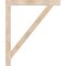 Ekena Millwork Traditional Block Smooth Bracket, Douglas Fir, 3 1/2"W x 40"D x 48"H BKT04X40X48TRA05SDF - alternate 4
